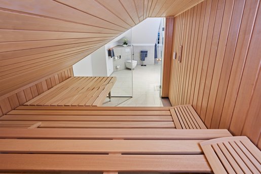 KLAFS sauna voor schuine plafonds: Sauna Premium