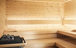Interieur KLAFS sauna CHALET