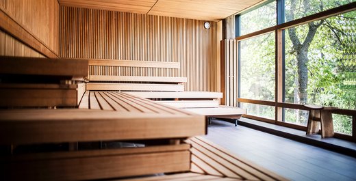 Sauna bij Yasuragi Spa