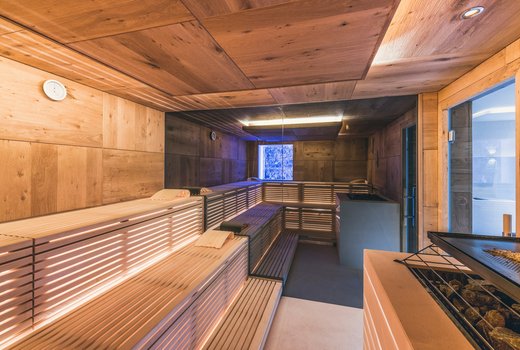 Schlosshotel Spa Ischgl Sauna eiken