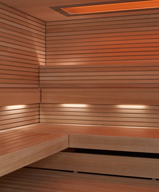 Interieur KLAFS sauna PURE