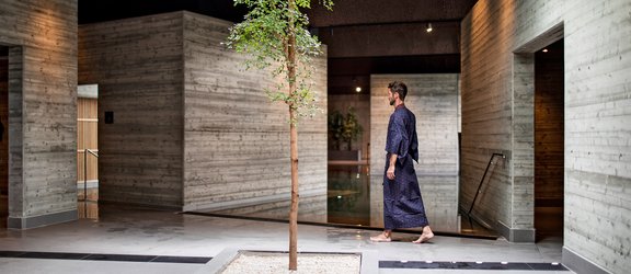 Yukatabad bij Yasuragi Spa