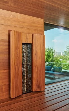 Optioneel infraroodsysteem InfraPLUS: Een verrijking voor elke sauna