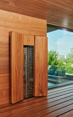 Optioneel infraroodsysteem InfraPLUS: Een verrijking voor elke sauna