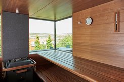 Interieur KLAFS sauna AURA