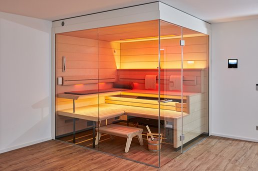 KLAFS privé referentiesauna AURA