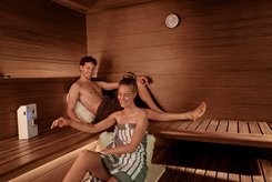 KLAFS sauna AURORA interieur, Microsalt SaltProX