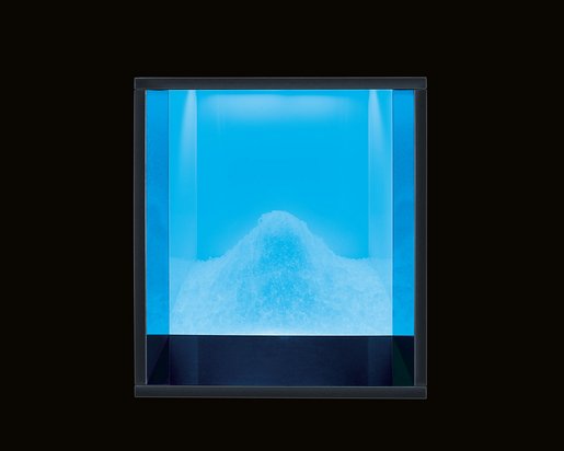 KLAFS ijsfontein POLARIS, verlichting in lichtblauw